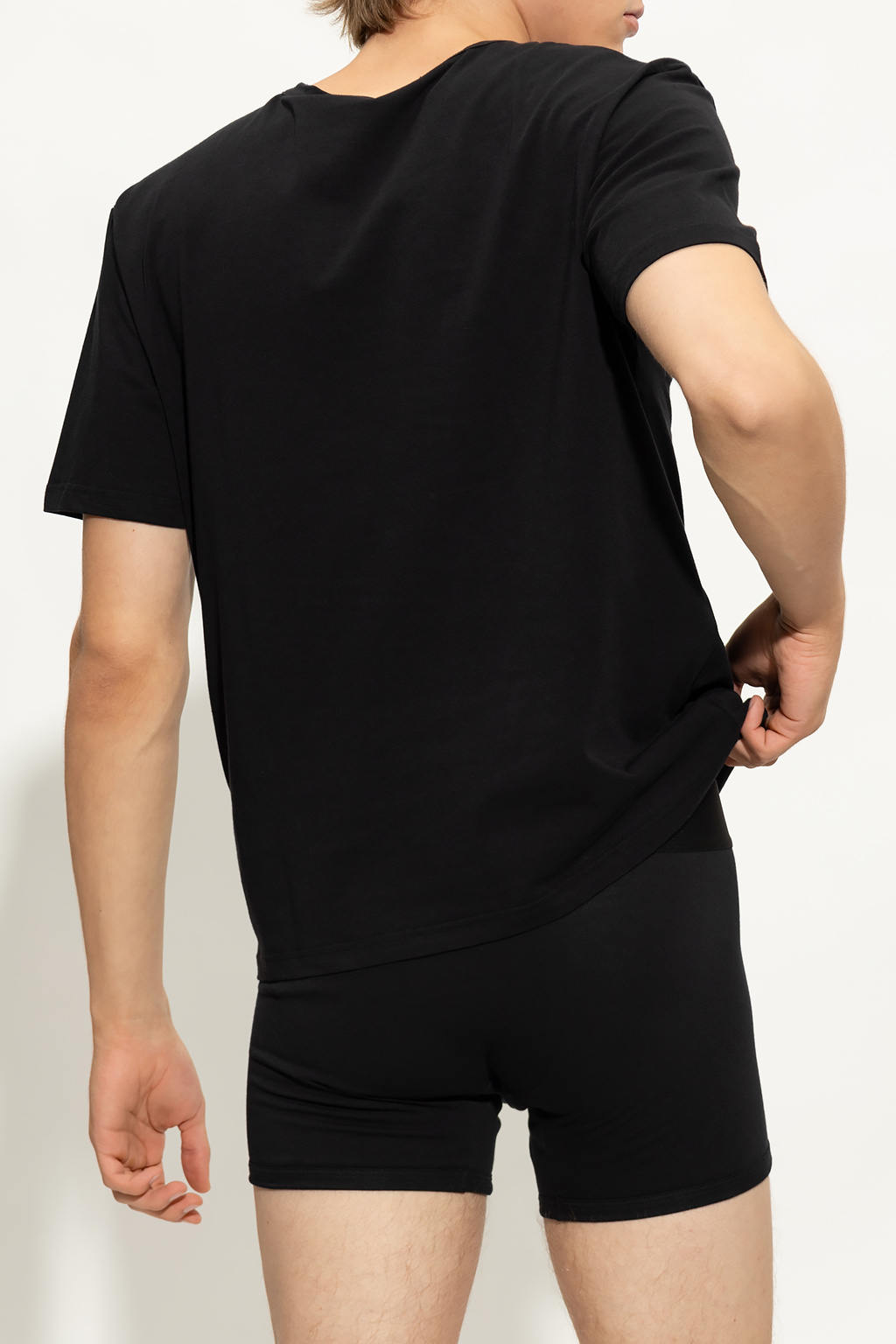 Black T-shirt with logo Palm Angels - Vitkac GB